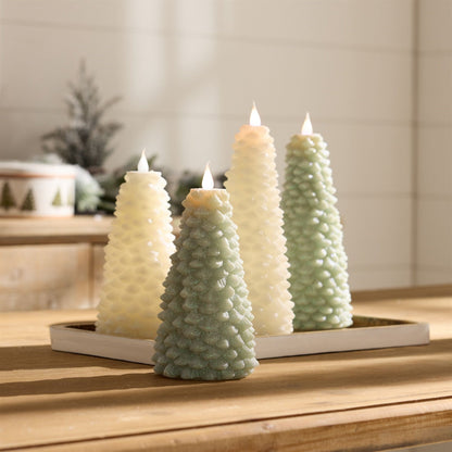 Tree Candle 10"H