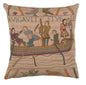 Bayeux L'Embarquement French Cushion