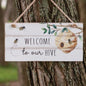 Welcome To Our Hive Distressed Shiplap Sign (Pack of 2)