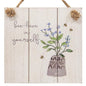Bee-lieve in Yourself Distressed Shiplap Sign (Pack of 2)