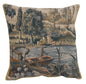 Paysage Flamand Bateau European Cushion