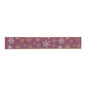 Mauve and Glitter Snowflake Wired Ribbon 2.5" x 10yds.