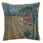 Lakeside Vineyard Right European Cushion