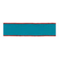 Blue Wool and Red Wired Ribbon (Set of 2)