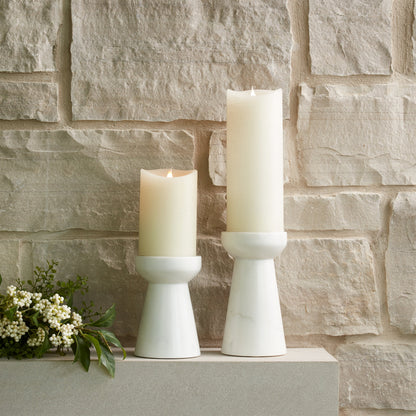 Modern Marble Candle Holder (Set of 2)