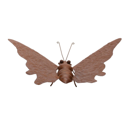 Bronze Metal Butterfly Garden Accent 12.5"L