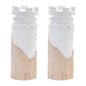 Mango Wood Chess Piece (Set of 2)