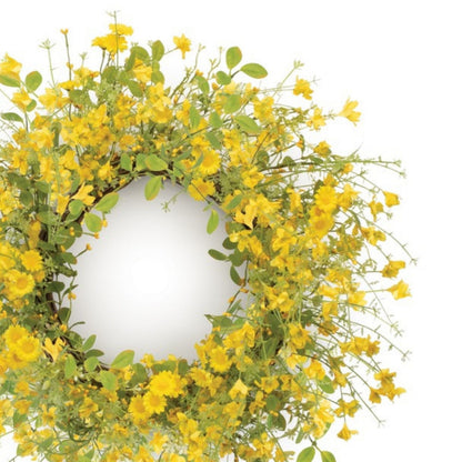 Mixed Daisy Floral Wreath 20"D