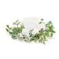 Mixed Floral and Foliage Candle Ring 17.5"D