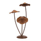 Bronze Metal Mushroom Garden Accent 18.25"H