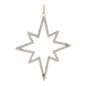 Jeweled Metal Star Ornament (Set of 12)