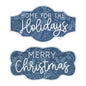 Wood Christmas Sentiment Sign (Set of 2)
