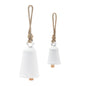 Rustic Metal Bell Ornament (Set of 8)