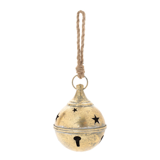 Distressed Metal Bell Ornament (Set of 4)