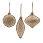 Woven Bamboo Ornament (Set of 6)