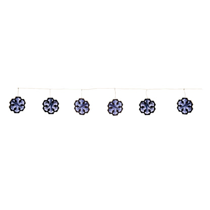 Snowflake Ekkolight Garland 68"L