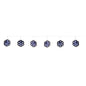 Snowflake Ekkolight Garland 68"L