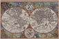 Wall Map of Wonder Stretched Wall Tapestry