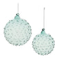 Hobnail Glass Ball Ornament (Set of 12)