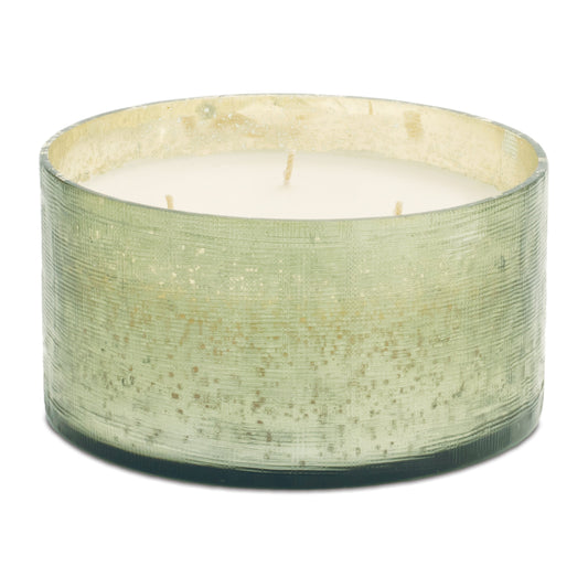 Frasier Fir Scented Candle in Textured Glass Jar 6"D