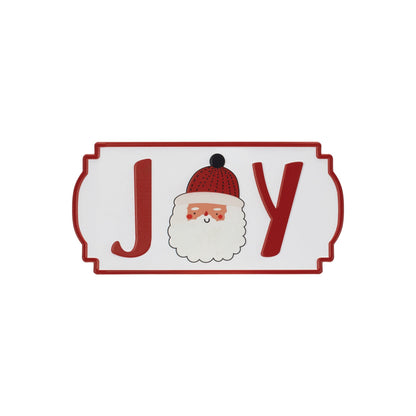 Metal Holiday Sentiment Plaque (Set of 3)