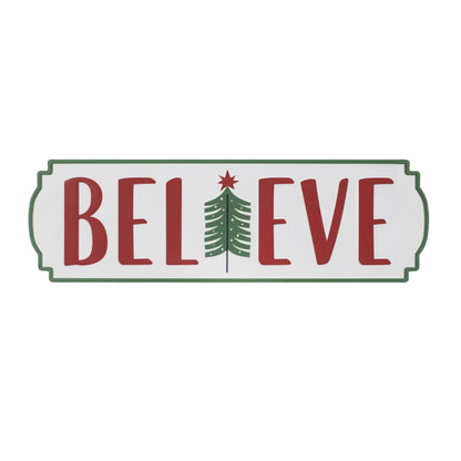 Metal Holiday Sentiment Plaque (Set of 3)