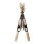 Decorative Pair of Skis and Poles 36"H