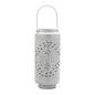 Punched Metal Candle Lantern 15.5"H