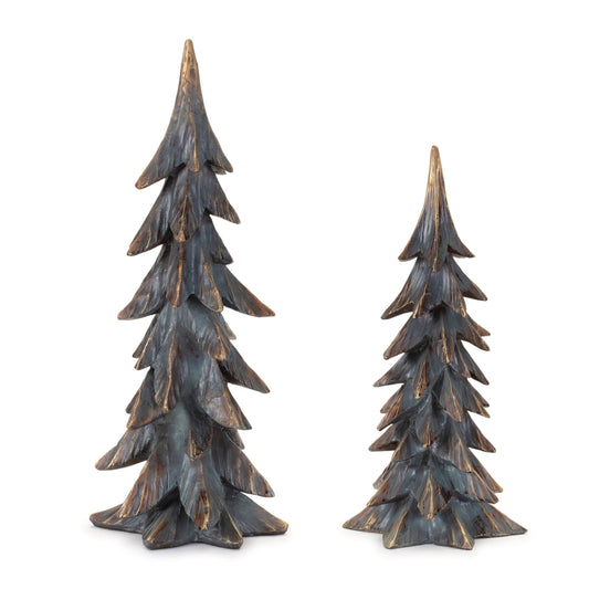 Holiday Pine Tree (Set of 2)