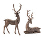 Winter Deer Figurine (Set of 2)