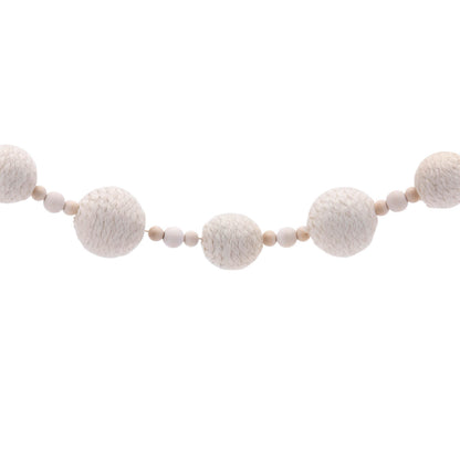 Fabric Ball String Garland (Set of 2)