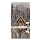 Wooden Winter Lake Lodge Plaque 17.5"H