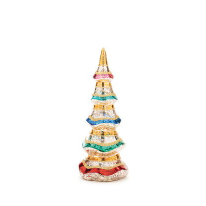 Multicolor Mercury Glass Pine Tree (Set of 3)