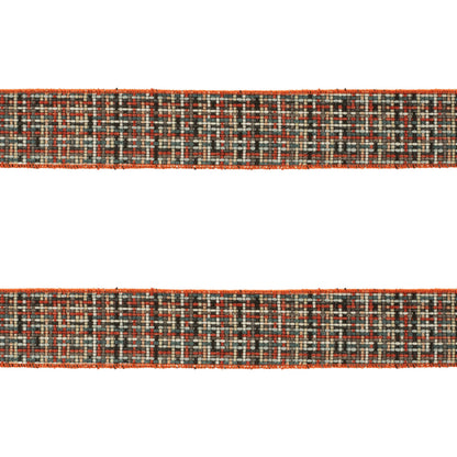 Checkered Woven Wired Ribbon (Set of 2)