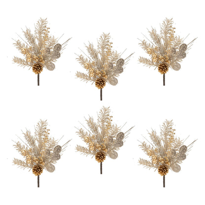 Mixed Pine Eucalyptus Spray (Set of 6)