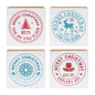 Postal Christmas Stamp (Set of 4)