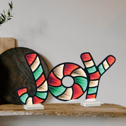 "Joy" Holiday Ekkolight 15.74"L