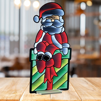 Santa on Package Ekkolight 47"H