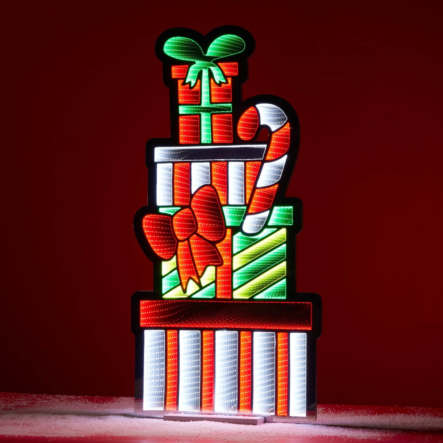 Package Stack and Candy Cane Ekkolight 47"H