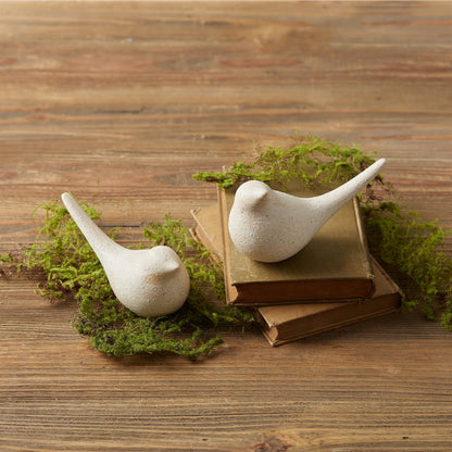 Ceramic Bird Figurine (Set of 4)