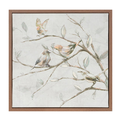 Framed Birds on Branches Canvas Art (Set of 2)