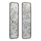 Wall Mirror with Bird and Floral Foliage Print (Set of 2)