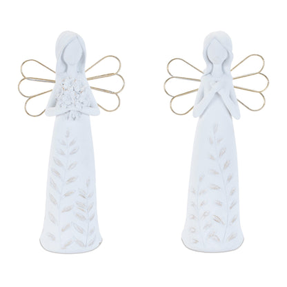 Etched Angel Figurine (Set of 4)