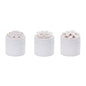 Stoneware Box with Floral Lid Accent (Set of 3)