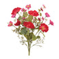 Mixed Poppy Floral Bush (Set of 4)