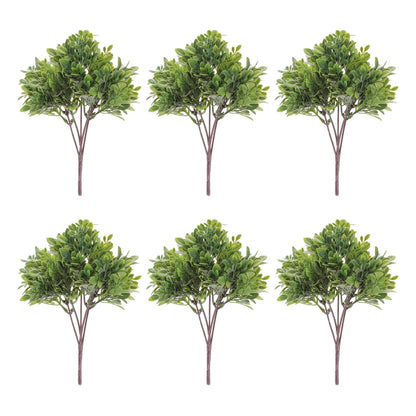 Boxwood Foliage Bush (Set of 6)