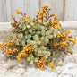 Pebble Creek Half Sphere 10" Mustard (Pack of 2)