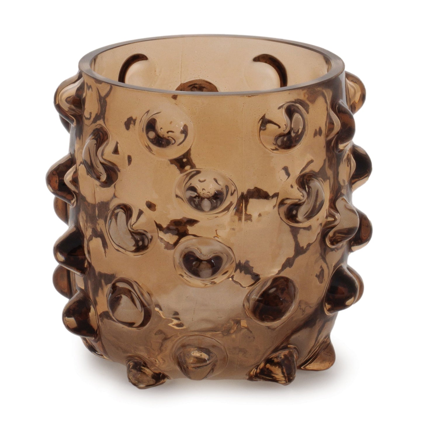 Textured Glass Candle Holder (Set of 6)