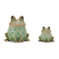 Terra Cotta Sitting Garden Frog (Set of 4)