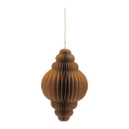 Paper Drop Ornament Set of 6